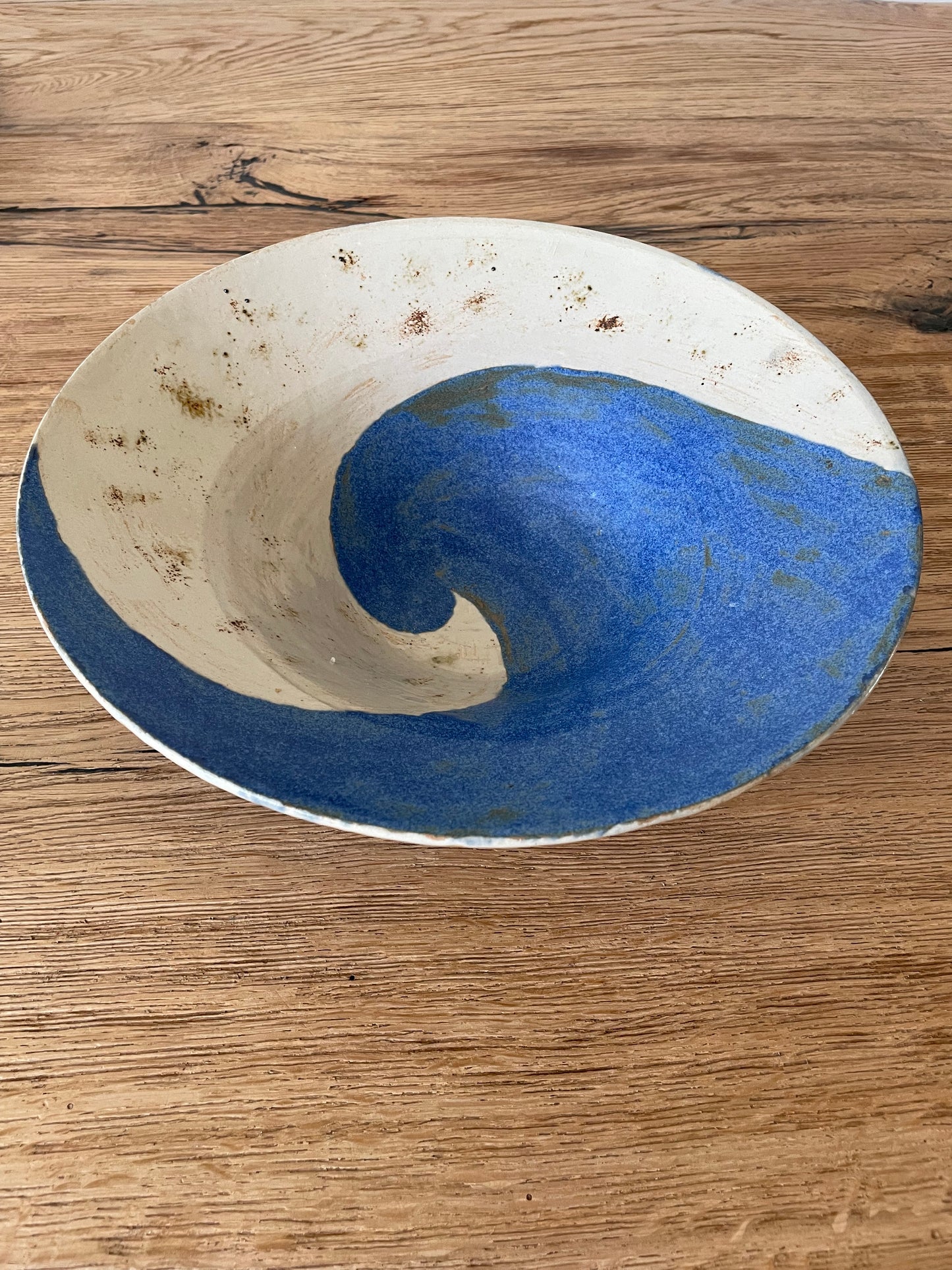 Gedraaide schaal Blue wave