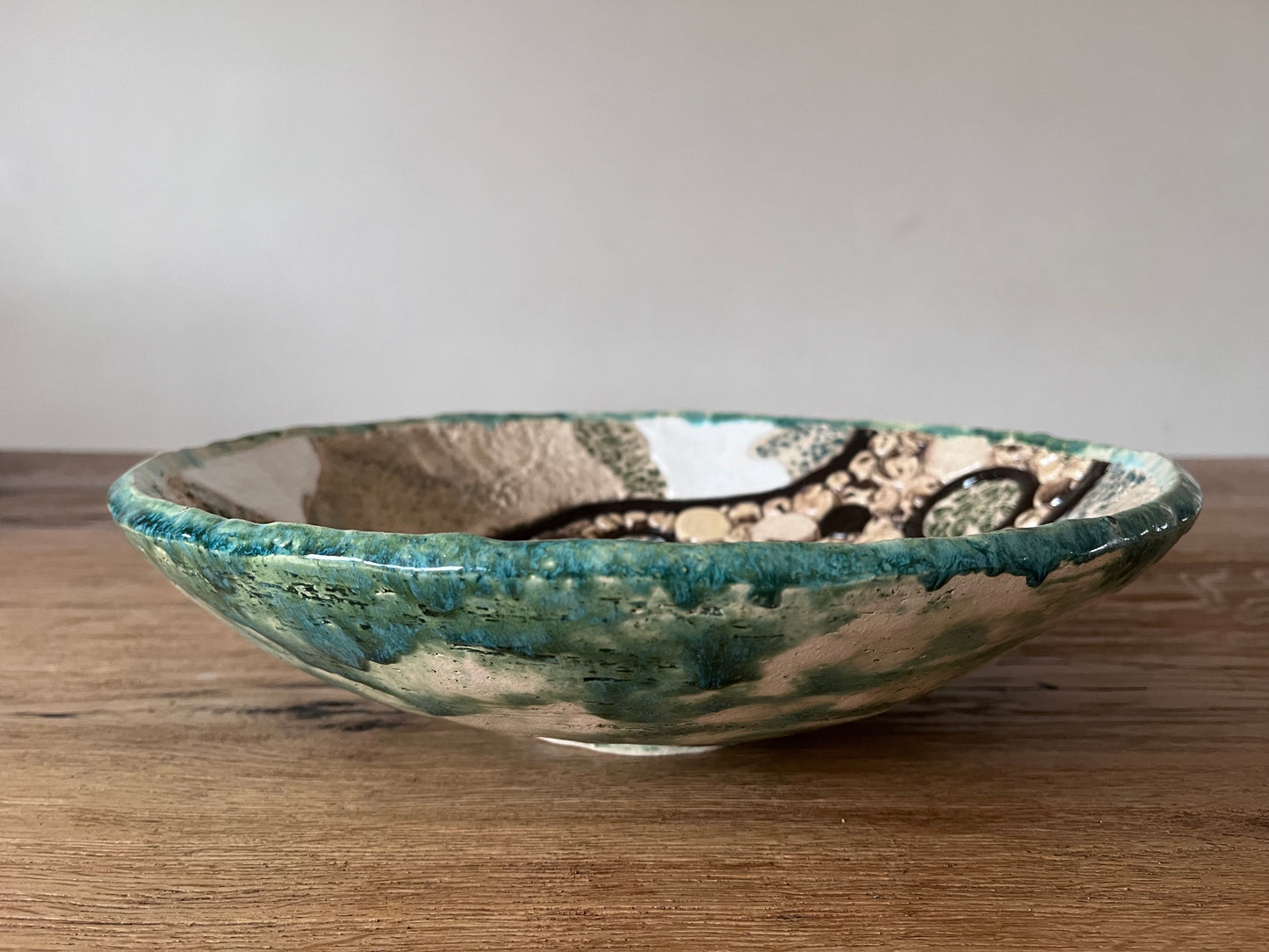 Grote schaal, rivierbedding groen