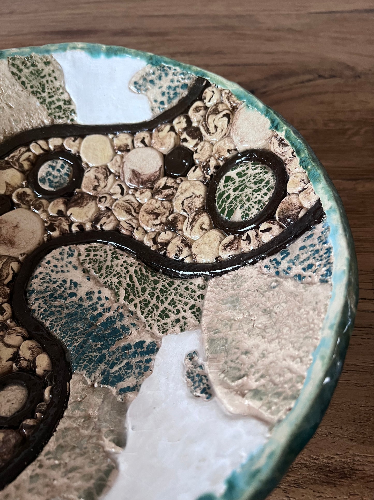 Grote schaal, rivierbedding groen